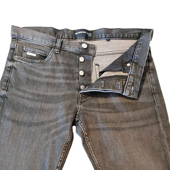 EUC The Kooples Men's Grey Jeans - Slim - Size 31 - Button Fly - Picture 4 of 14